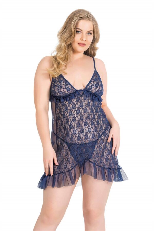 Deluxerie Set Babydoll de dimensiuni mari Pansie