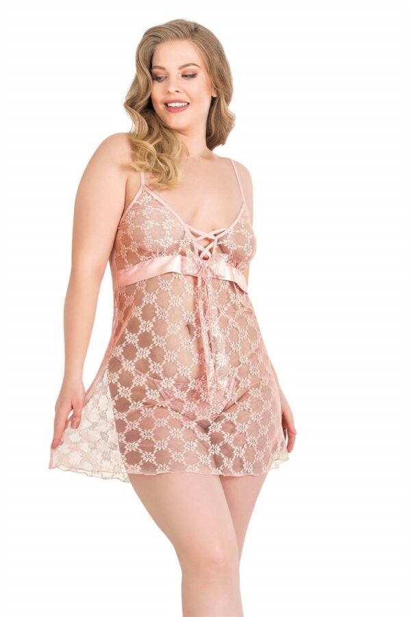 Deluxerie Set Babydoll de dimensiuni mari Paola